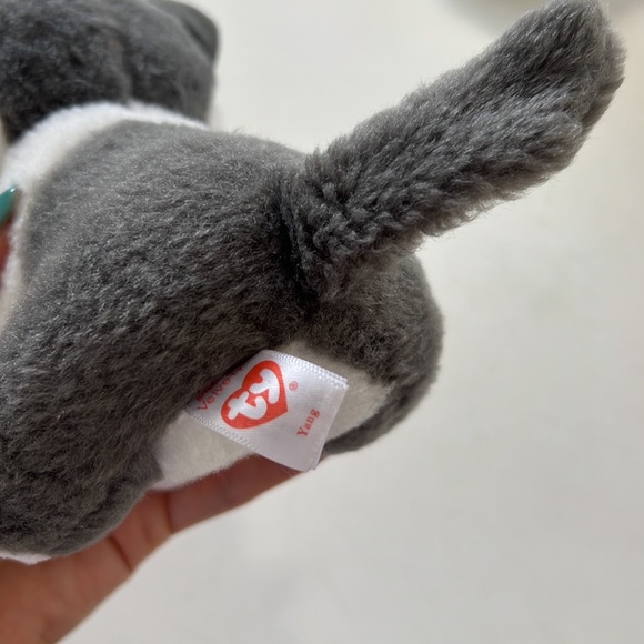 GIFTED Lot Ty Beanies Babies YANG Plush 6" Kitty Cat Kitten Stuffed Animal Gray - Picture 12 of 14